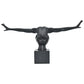 4" Black Resin Man Tabletop Sculpture