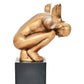 4" Bronze Resin Man Tabletop Sculpture