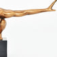 4" Bronze Resin Man Tabletop Sculpture