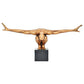 4" Bronze Resin Man Tabletop Sculpture