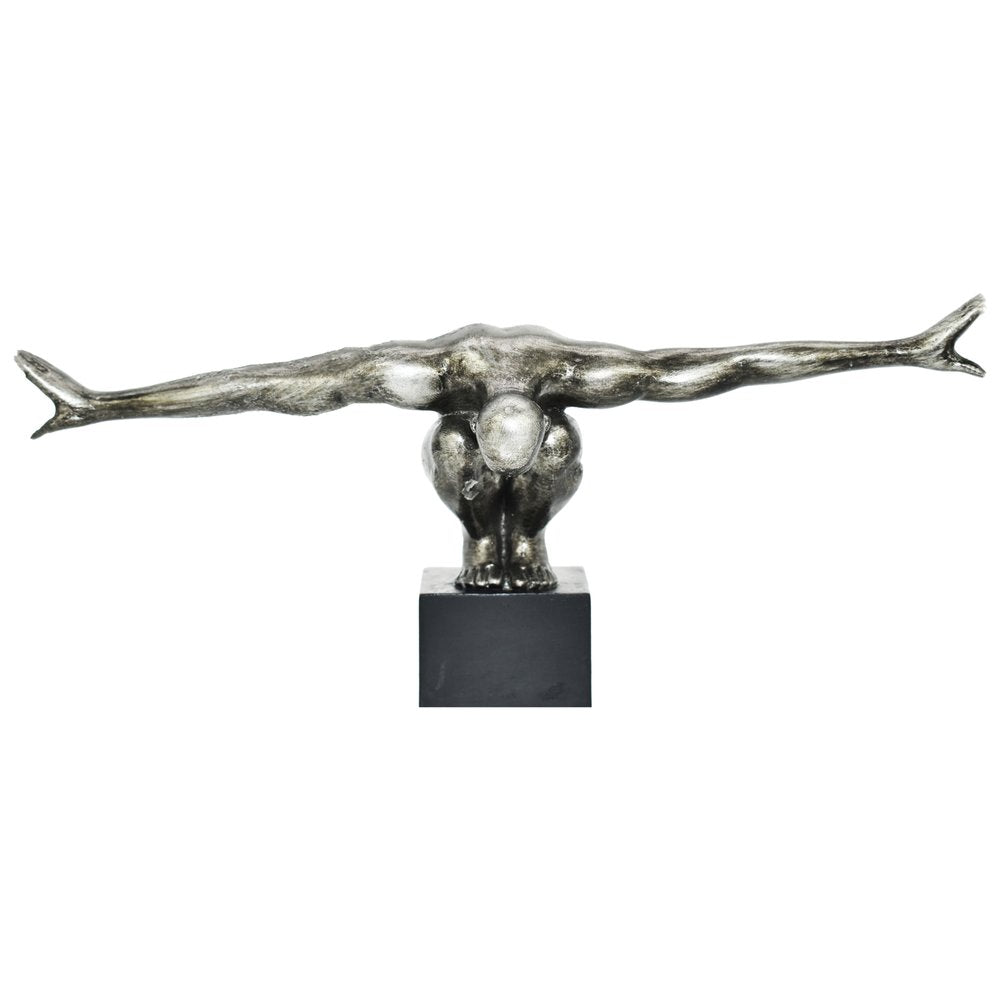 4" Pewter Resin Man Tabletop Sculpture