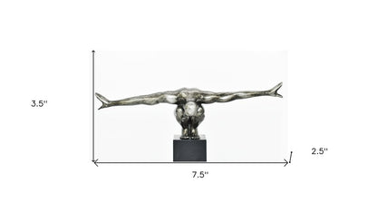 4" Pewter Resin Man Tabletop Sculpture