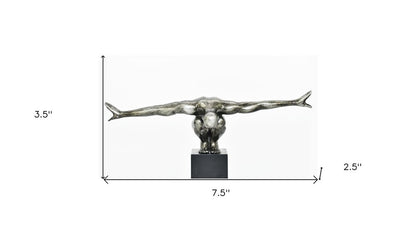 4" Pewter Resin Man Tabletop Sculpture