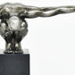 4" Pewter Resin Man Tabletop Sculpture