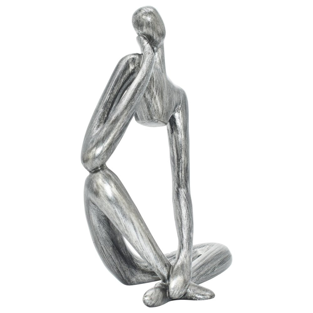 6" Pewter Resin Man Tabletop Sculpture