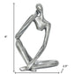 6" Pewter Resin Man Tabletop Sculpture