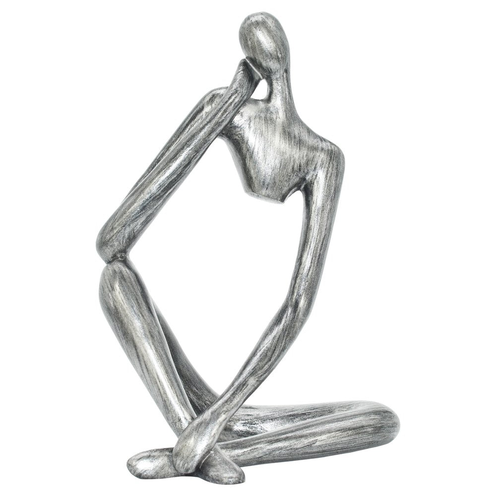 6" Pewter Resin Man Tabletop Sculpture