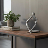 6" Pewter Resin Man Tabletop Sculpture