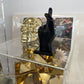 6" Black Resin Hand Tabletop Sculpture