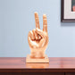 6" Bronze Resin Hand Tabletop Sculpture