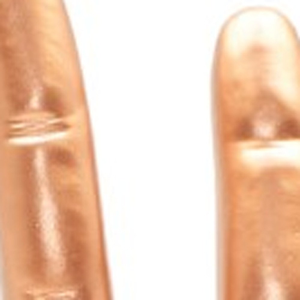 6" Bronze Resin Hand Tabletop Sculpture