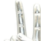 6" Silver Resin Hand Tabletop Sculpture