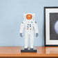 6" White Resin USA Astronaut Tabletop Sculpture