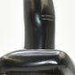 6" Black Resin Hand Tabletop Sculpture