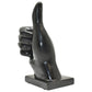6" Black Resin Hand Tabletop Sculpture