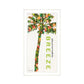 Set Of Two Summer Breeze Funky Palm Trees White Framed Wall Art