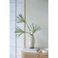 11" Ivory And Brown Round Ceramic Table Vase