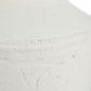 14" White Terracotta Round Jug Vase