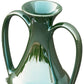 12" Green Ceramic Amphora Table Vase