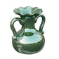 9" Hunter Green Amphora Ceramic Table Vase
