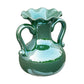 9" Hunter Green Amphora Ceramic Table Vase