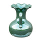 9" Hunter Green Amphora Ceramic Table Vase