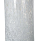 12" Opal Swirl Art Glass Cylinder Table Vase