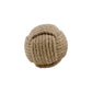 Set of Two Natural Jute Decorative Orb Tabletop Sculpture