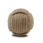 Set of Two Natural Jute Decorative Orb Tabletop Sculpture