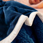 79" X 87" Black Flannel Throw Blanket