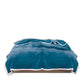 79" X 87" Blue Flannel Woven Throw Blanket