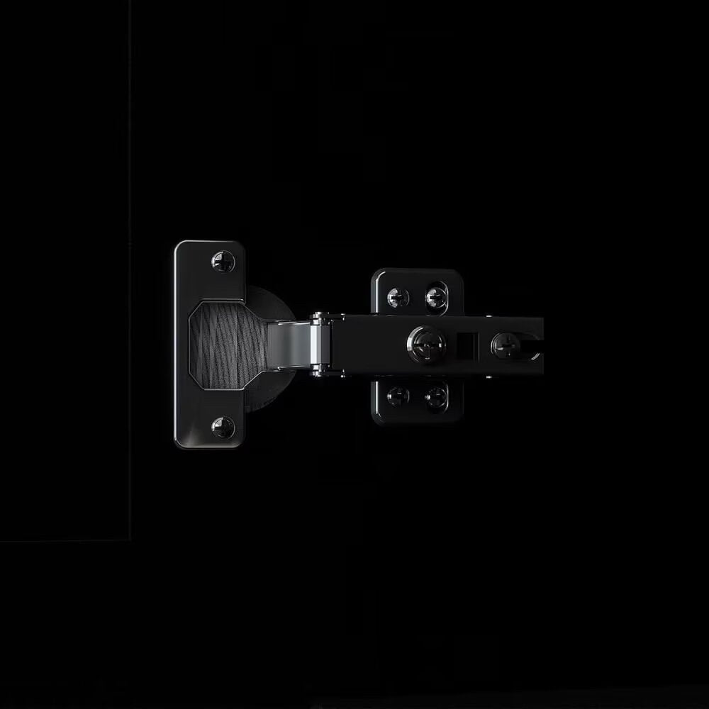 71" Black Gray And Gold Carved Geometric Mirrored Six Door Three Drawer Combo Dresser