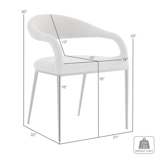 Set of Two Gray And Black Upholstered Polyester Open Back Dining Arm Chairs