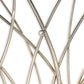 30" X 30" Gold Metal Circle Abstract Hanging Dimensional Sculpture