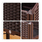 16" X 16" Dark Brown Heavy Duty Plastic Square Self Watering Raised Garden Bed