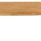 59" Natural And Black Solid Wood And Iron Live Edge Coffee Table