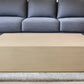 66" Natural Solid Wood Distressed Coffee Table