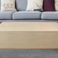 72" Natural Solid Wood Distressed Coffee Table