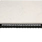 48" White And Black Genuine Marble And Solid Wood Square Coffee Table