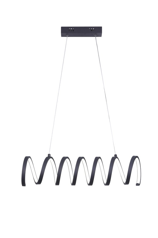 Black Metal LED Chandelier