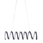 Black Metal LED Chandelier