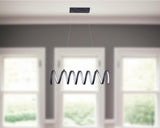 Black Metal LED Chandelier