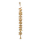 40" Brown Wood Rods And Rope Decorative Tassel