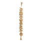40" Brown Wood Rods And Rope Decorative Tassel