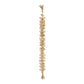 40" Brown Wood Rods And Rope Decorative Tassel