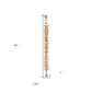 40" Brown Wood Rods And Rope Decorative Tassel