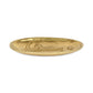 8" Gold Cast Iron Mod Abstract Face Oval Trinket Tray