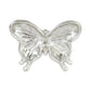 6" Silver Cast Iron Butterfly Handmade Trinket Tray