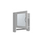 18" White Wood, Metal Floating Bathroom Vanity And Medicine Cabinet With Mirror