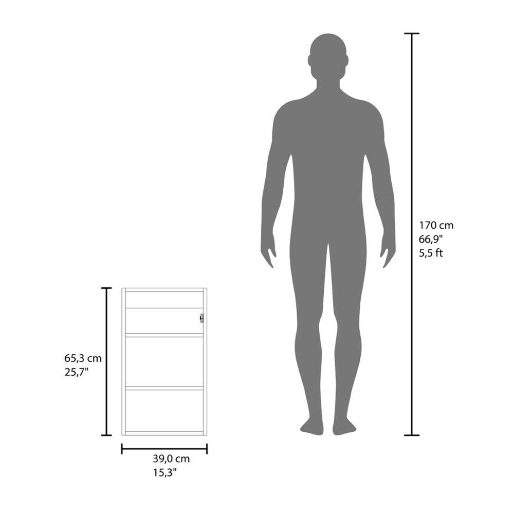 15" White Wood Floating Bathroom Vanity And Medicine Cabinet With Mirror